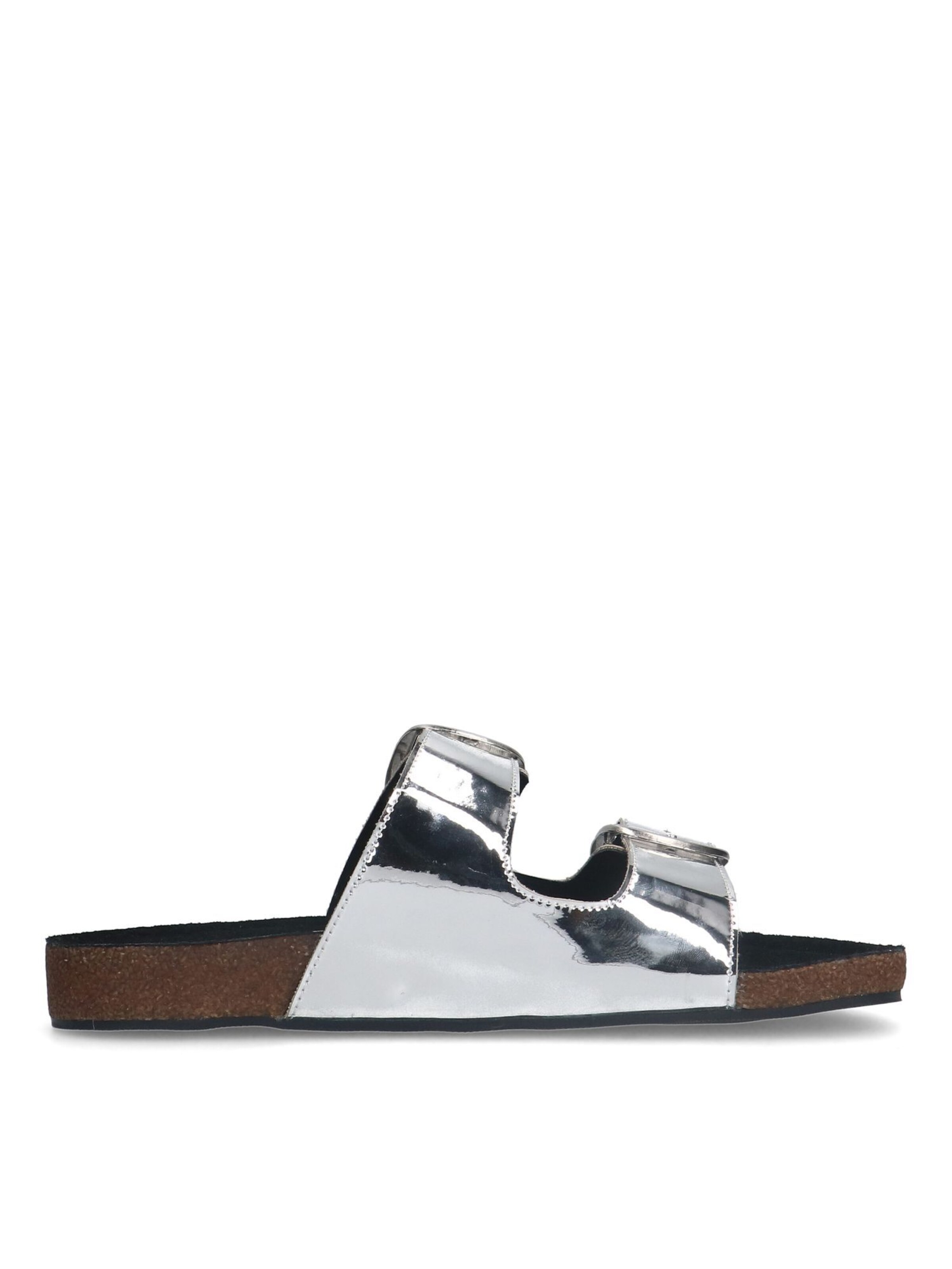 SACHA Mules in Silver