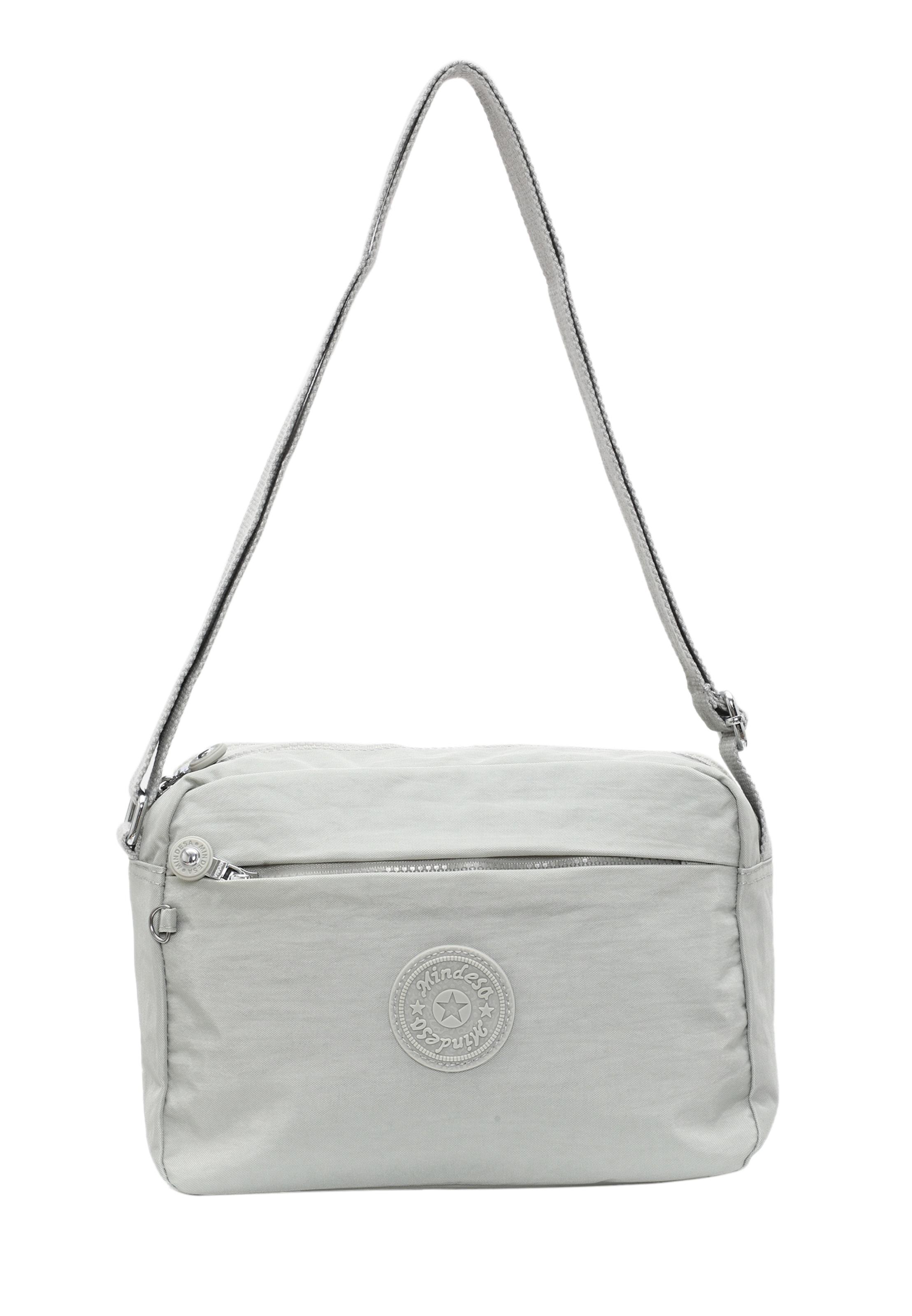 Mindesa Umhängetasche in Grau: Vorderseite