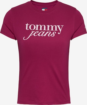 Tommy Jeans Футболка 'Essential' в Красный: спереди
