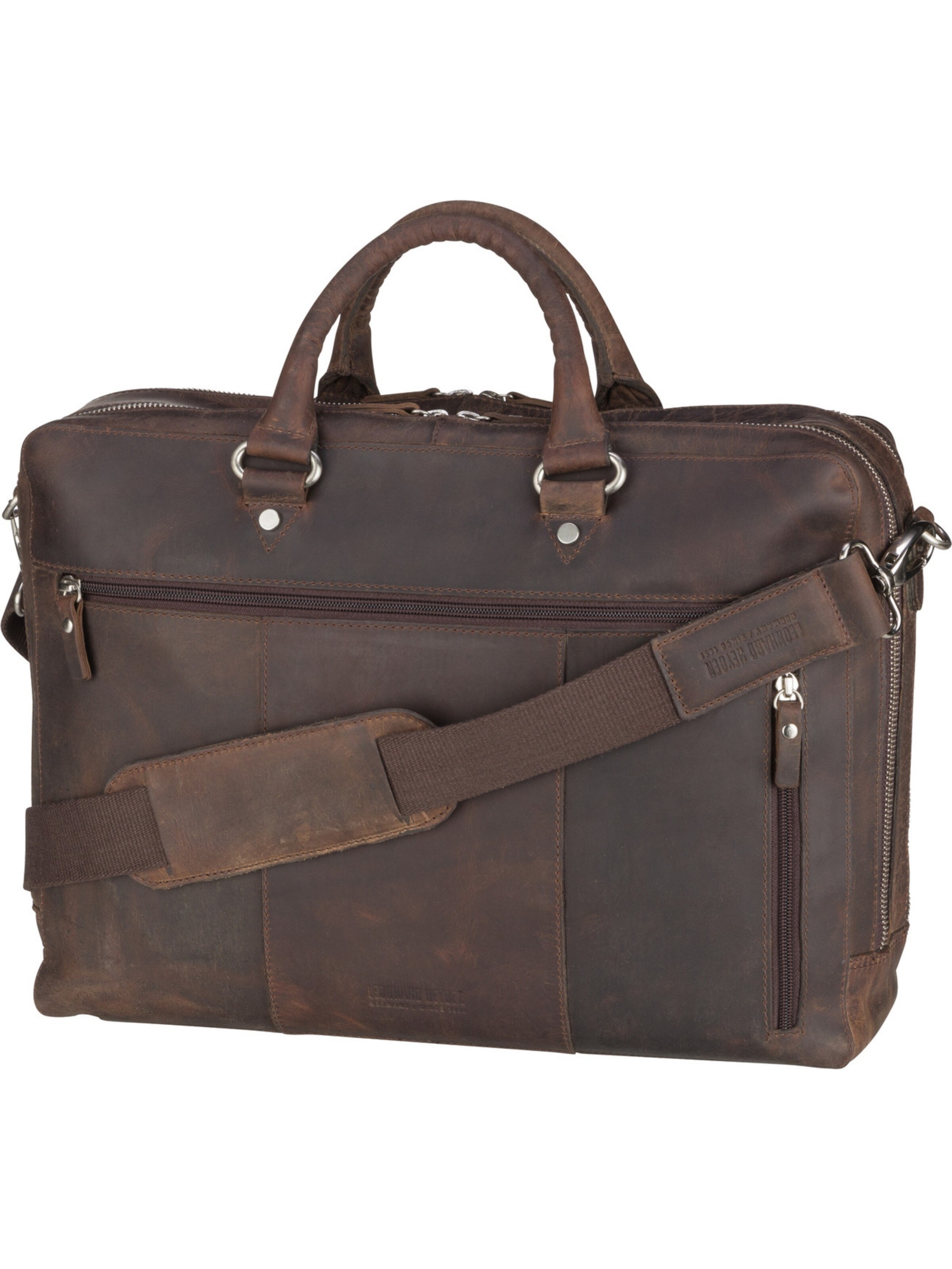LEONHARD HEYDEN Document bag 'Salisbury 7661' in Brown