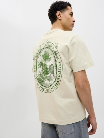 JACK & JONES Shirt 'JORHydra' in Beige: voorkant