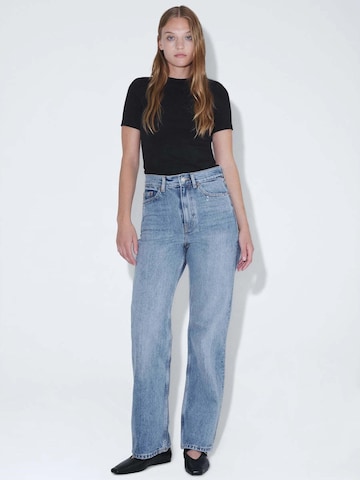 Dr. Denim Regular Jeans 'Echo High Straight' in Blauw