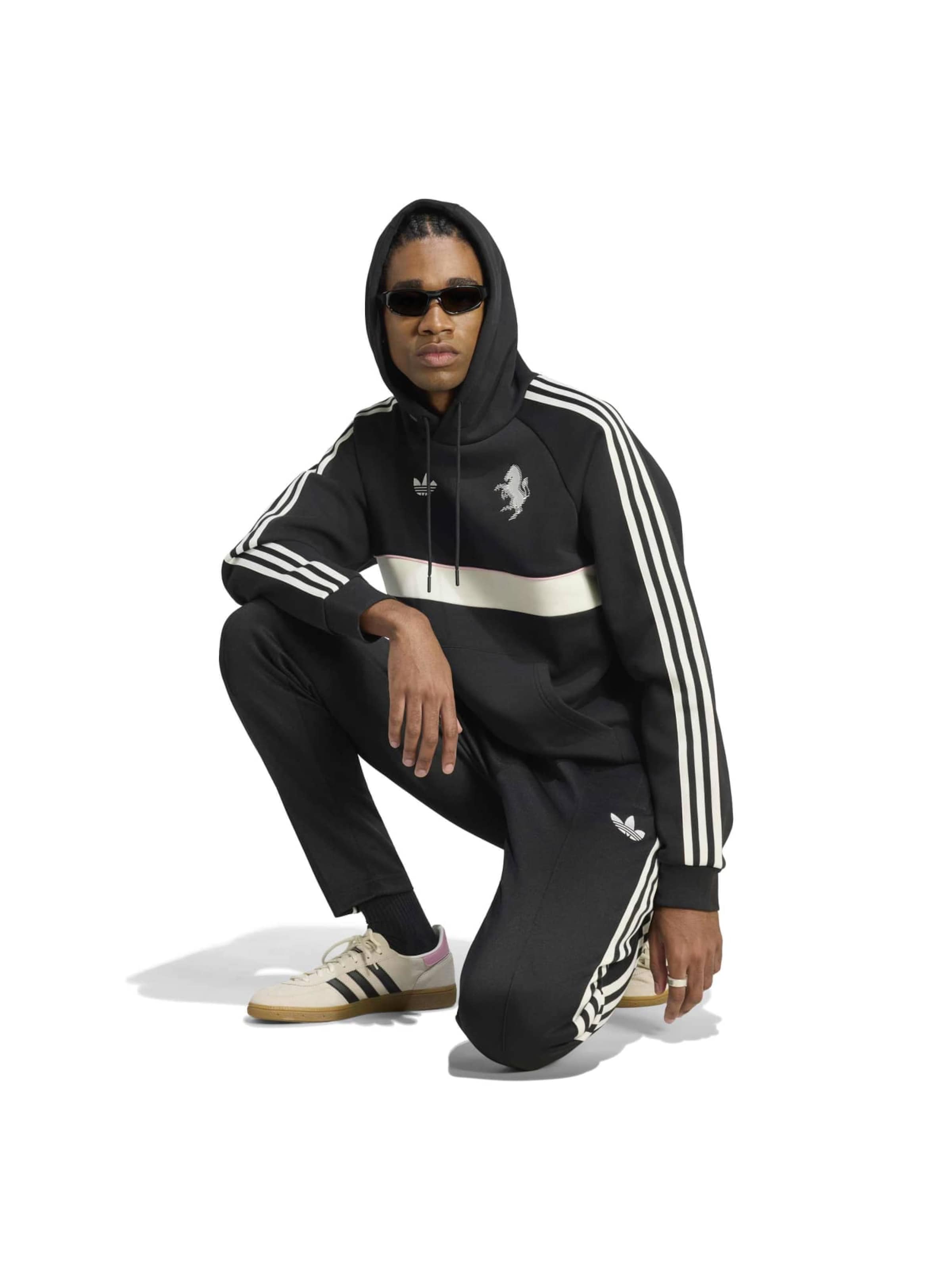 ADIDAS PERFORMANCE Sports sweatshirt 'JUVE' in Black