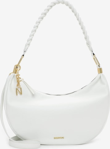 Poche ventrale 'Judith' Emily & Noah en blanc : devant