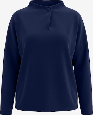 Ulla Popken Sweatshirt in Blau: Vorderseite
