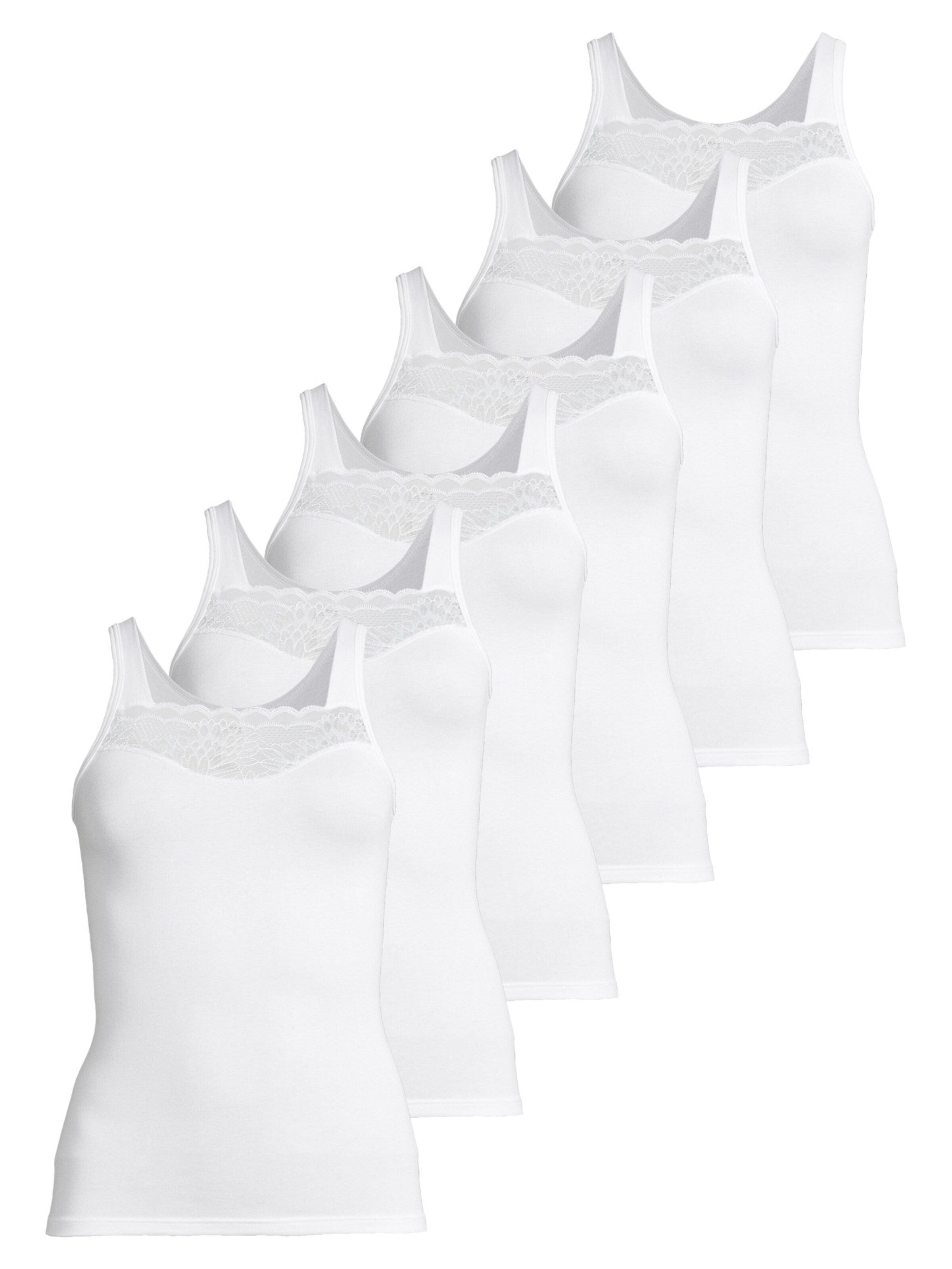 CON-TA Undershirt 'Modal' in White: front