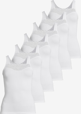 CON-TA Undershirt 'Modal' in White: front