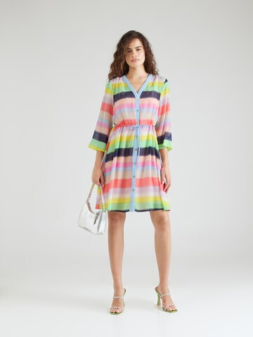 NÜMPH - Vestido de verão 'BETH' em mistura de cores: frente