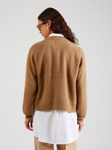 ONLY Knit Cardigan 'ONLELLA' in Brown