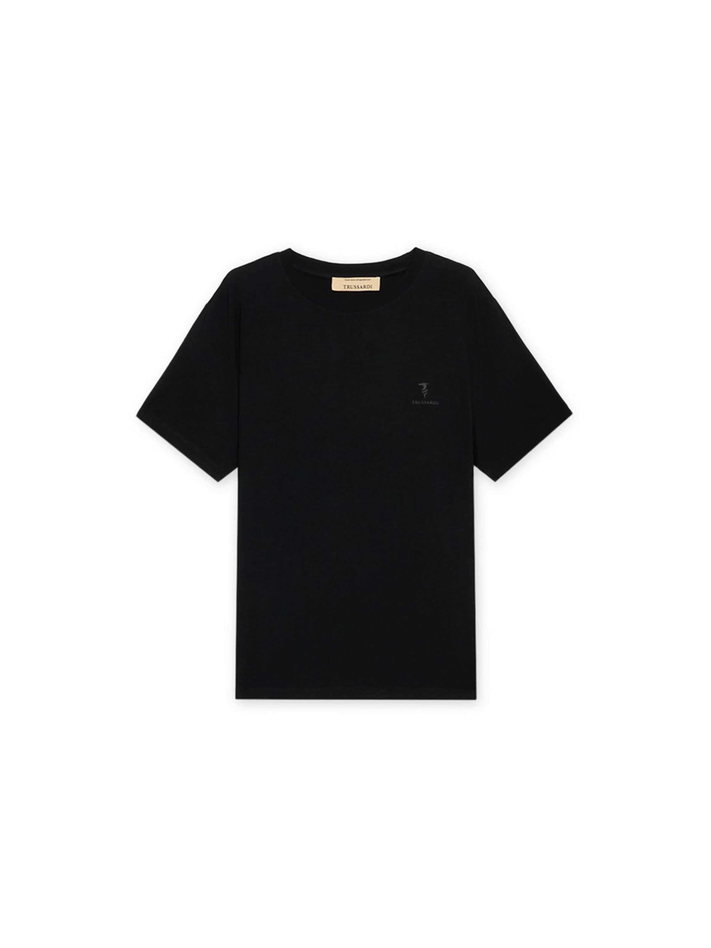Trussardi Shirt in Zwart: voorkant