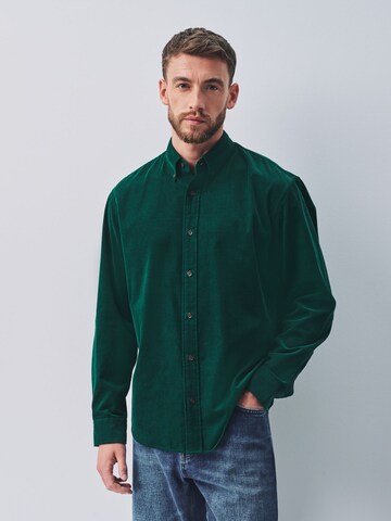 Next Regular fit Overhemd in Groen: voorkant