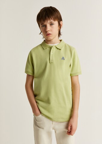 Scalpers Poloshirt 'Flame' in Grün