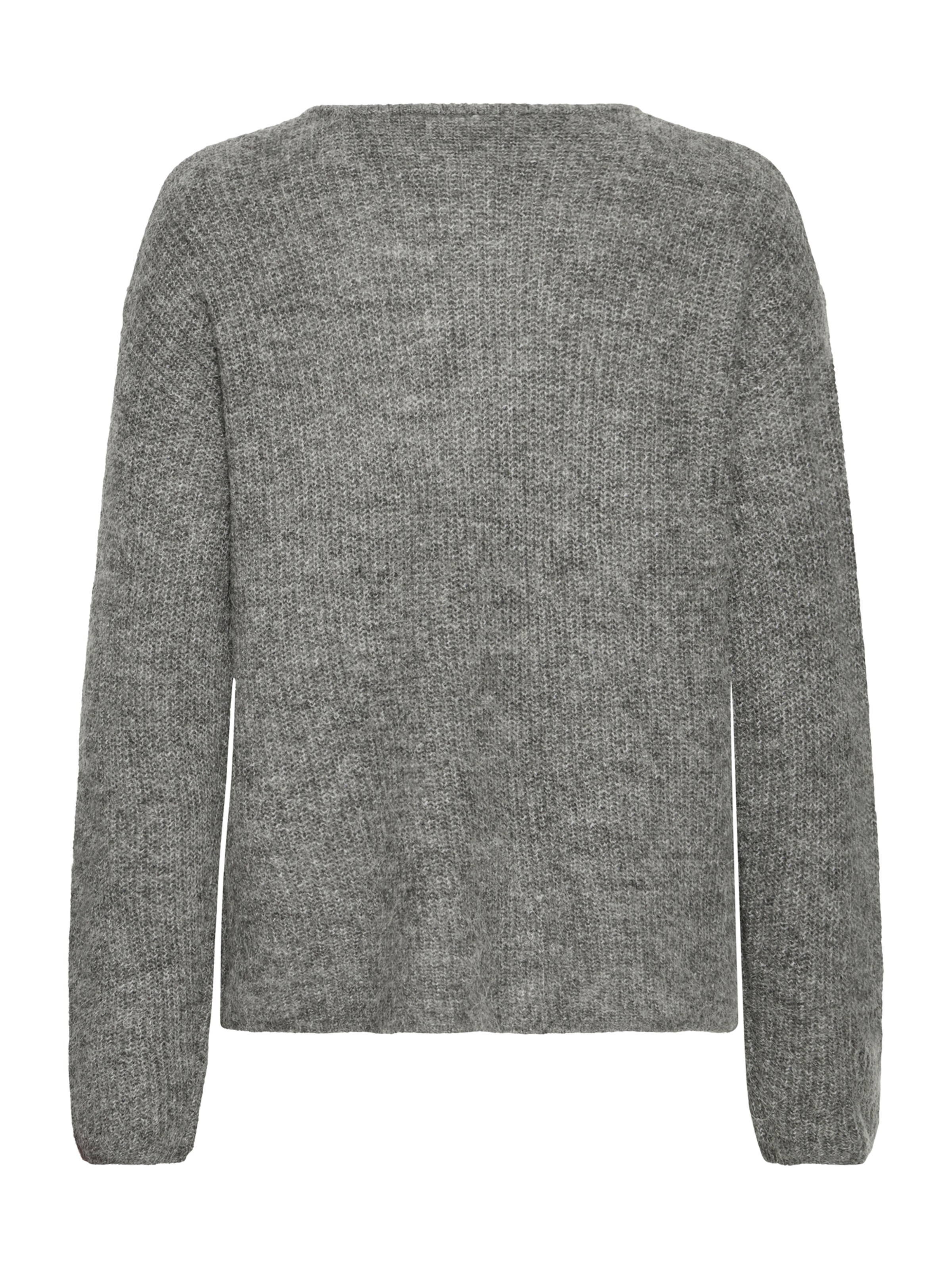 ICHI Gebreid vest 'IHKAMARA' in Grijs