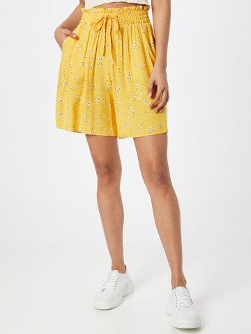 Loosefit Pantaloni di Dorothy Perkins in giallo: frontale