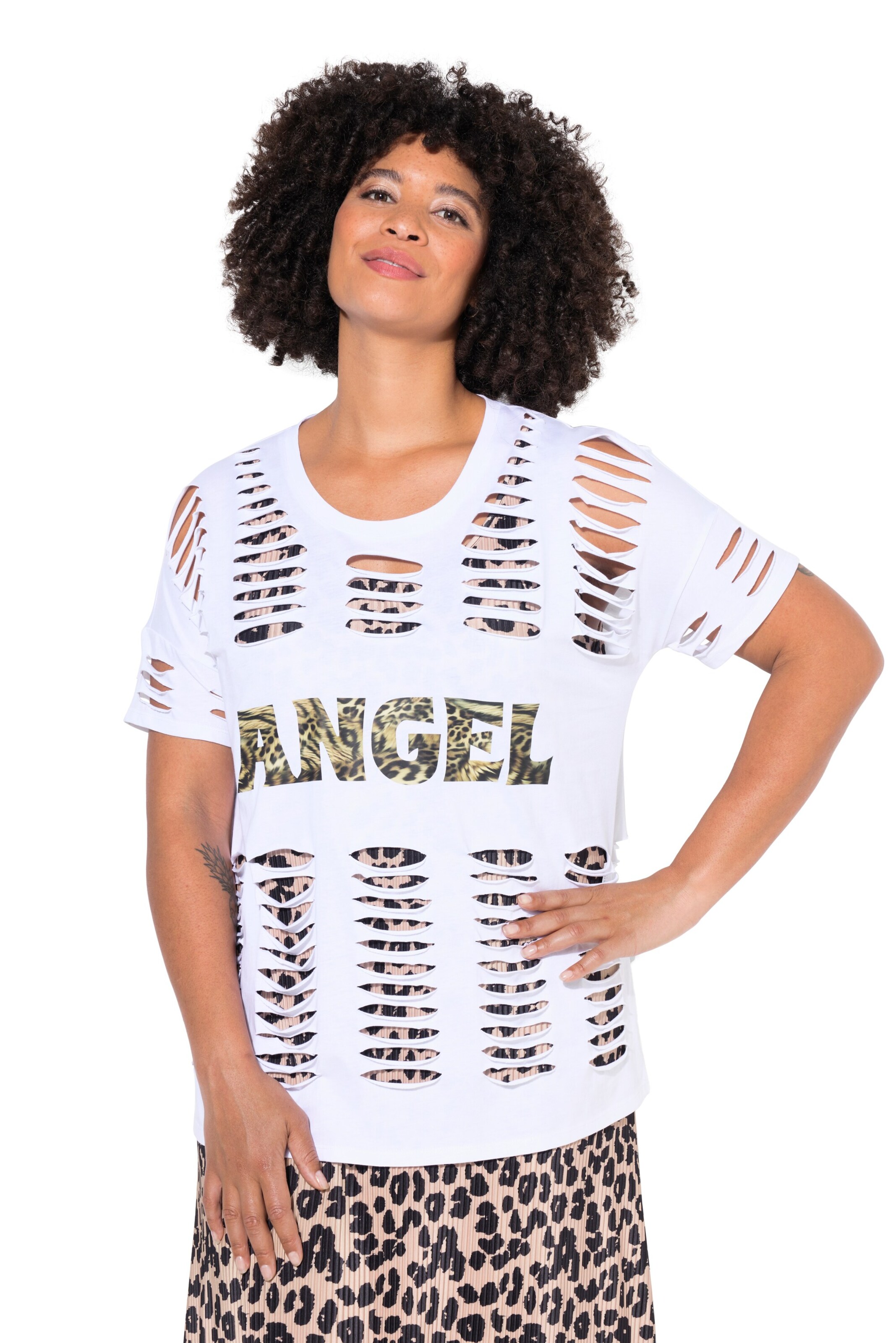 Angel of Style Shirt in Wit: voorkant