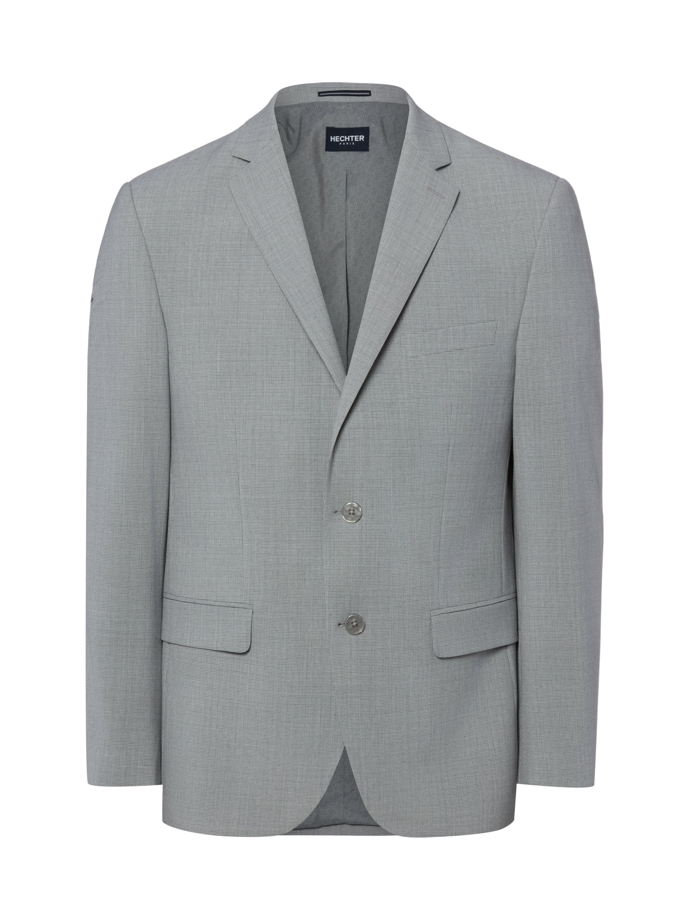HECHTER PARIS Suit Jacket in Grey: front