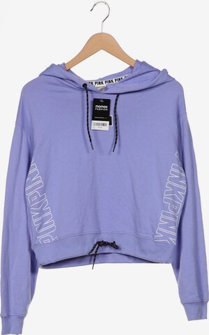 Victoria's Secret Sweatshirt & Zip-Up Hoodie in S in Blue: front
