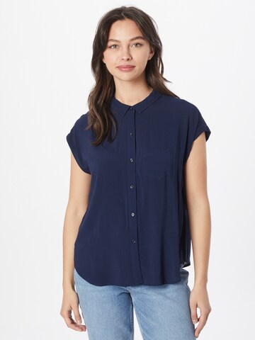 UNITED COLORS OF BENETTON Bluse in Blau: predná strana