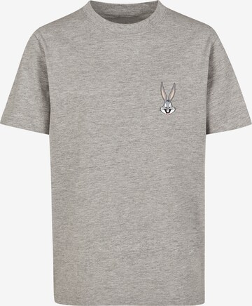 F4NT4STIC Shirt 'Looney Tunes Bugs Bunny' in Grijs: voorkant