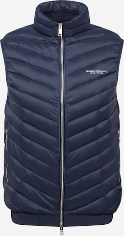 ARMANI EXCHANGE Vest in Blue: front