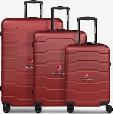 Ensemble de bagages 'Bologna' Tonino Lamborghini en rouge : devant