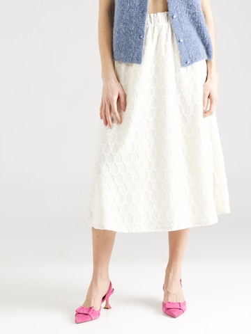 OBJECT Skirt 'FEODORA' in White: front