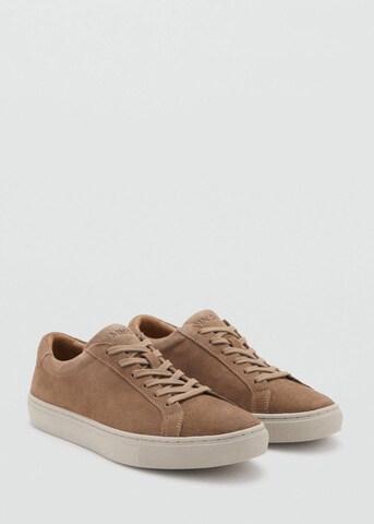 MANGO MAN Sneakers 'Metrosue' in Brown
