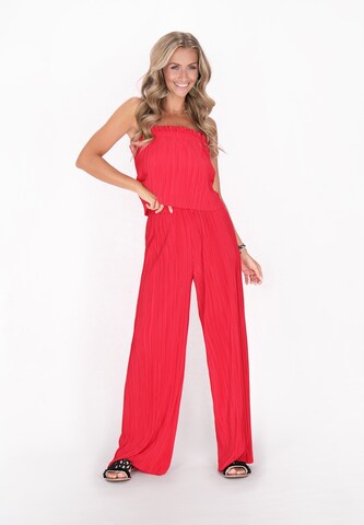 IZIA - Loosefit Pantalón en rojo