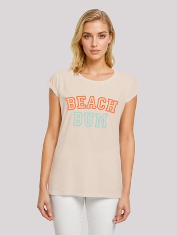 F4NT4STIC Shirt 'Beach Bum' in Beige: voorkant