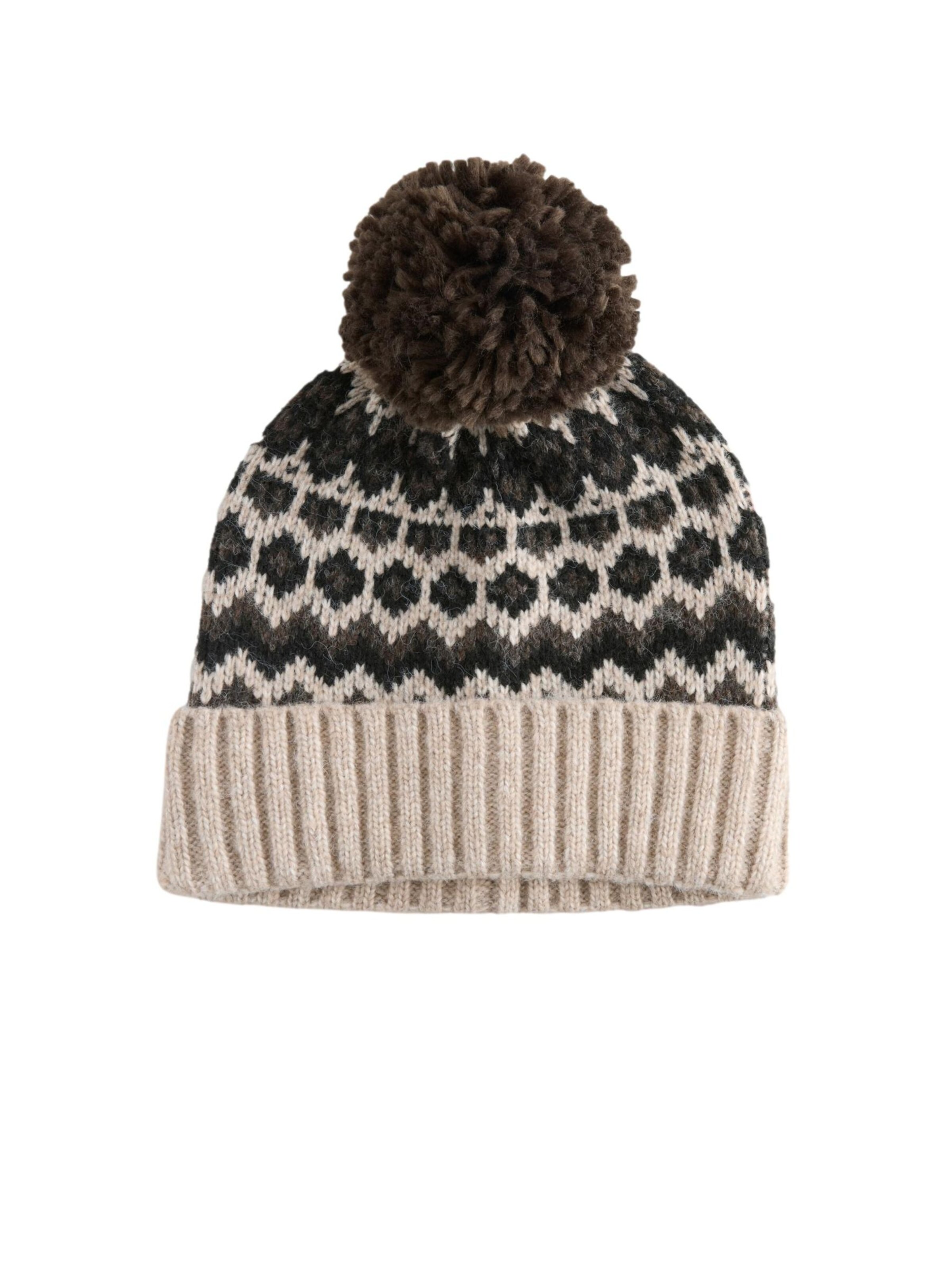 Next Mütze in Beige: Vorderseite