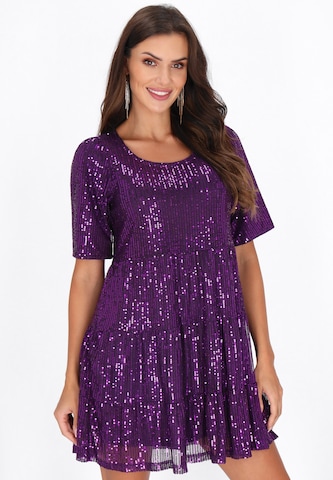faina Cocktail dress in Purple: front