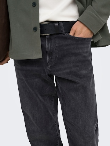 Regular Jean 'ONSWeft' Only & Sons en noir