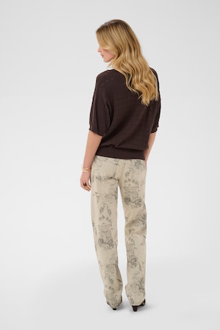 Pull-over 'CRAnnali' Cream en marron