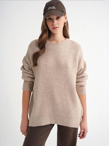 Pull-over MixRay en beige
