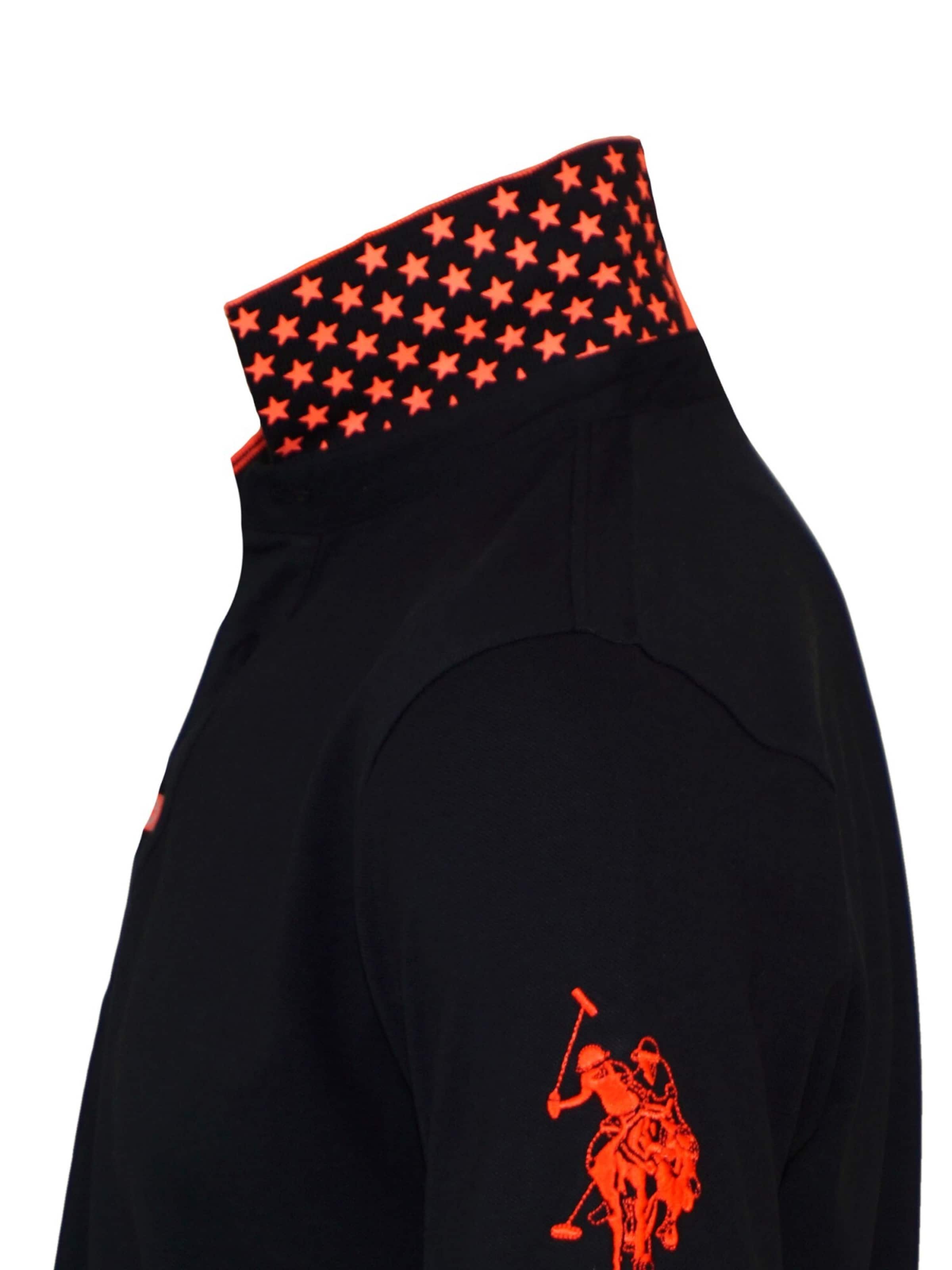 U.S. POLO ASSN. Poloshirt 'Bust' in Schwarz