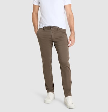 MAC Loose fit Chino Pants in Green: front