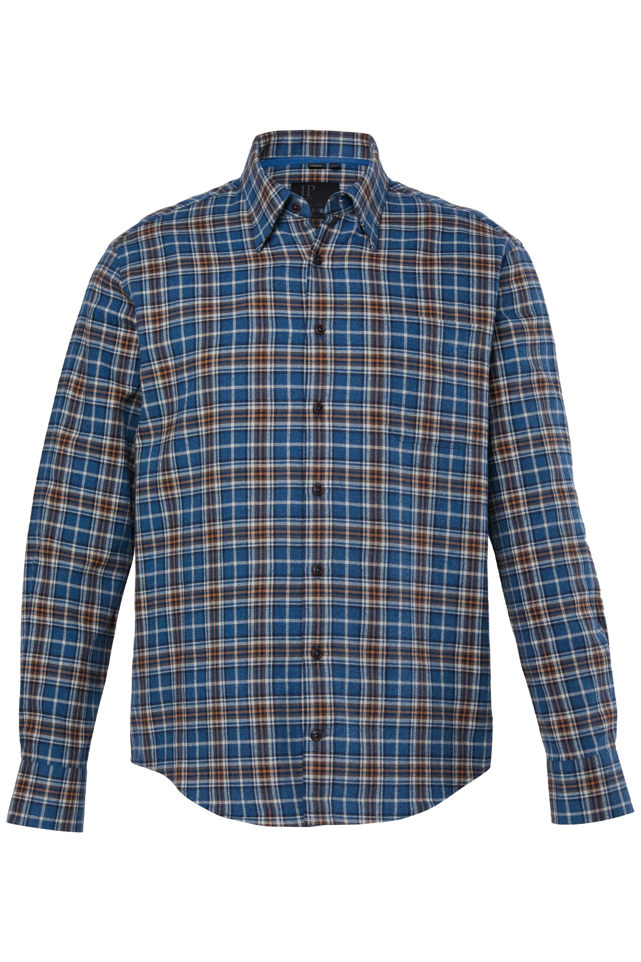 JP1880 Regular Fit Hemd in Blau: Vorderseite
