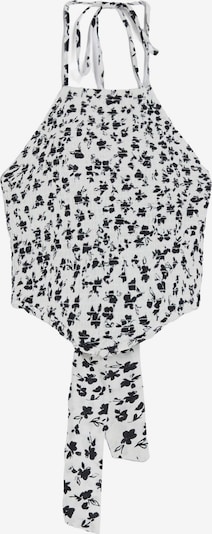 Bershka Top in Black / White, Item view