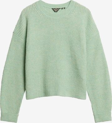 Pull-over Superdry en vert : devant