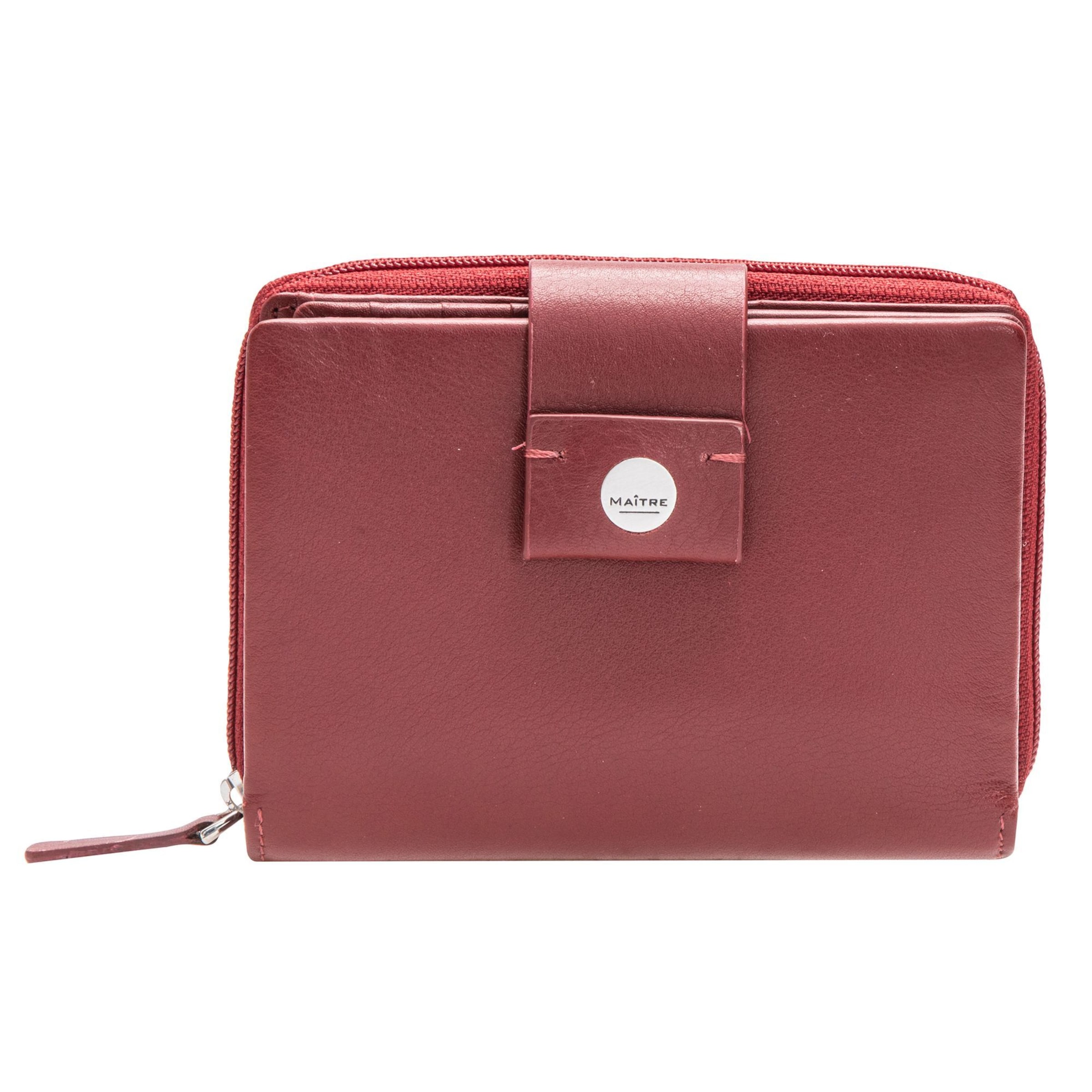 Maître Wallet 'Henau Diethilde' in Red: front