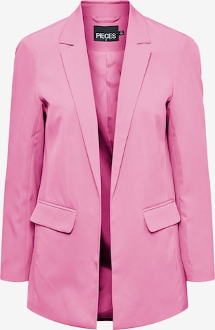 PIECES Blazer 'PCBOZZY' in Pink: front