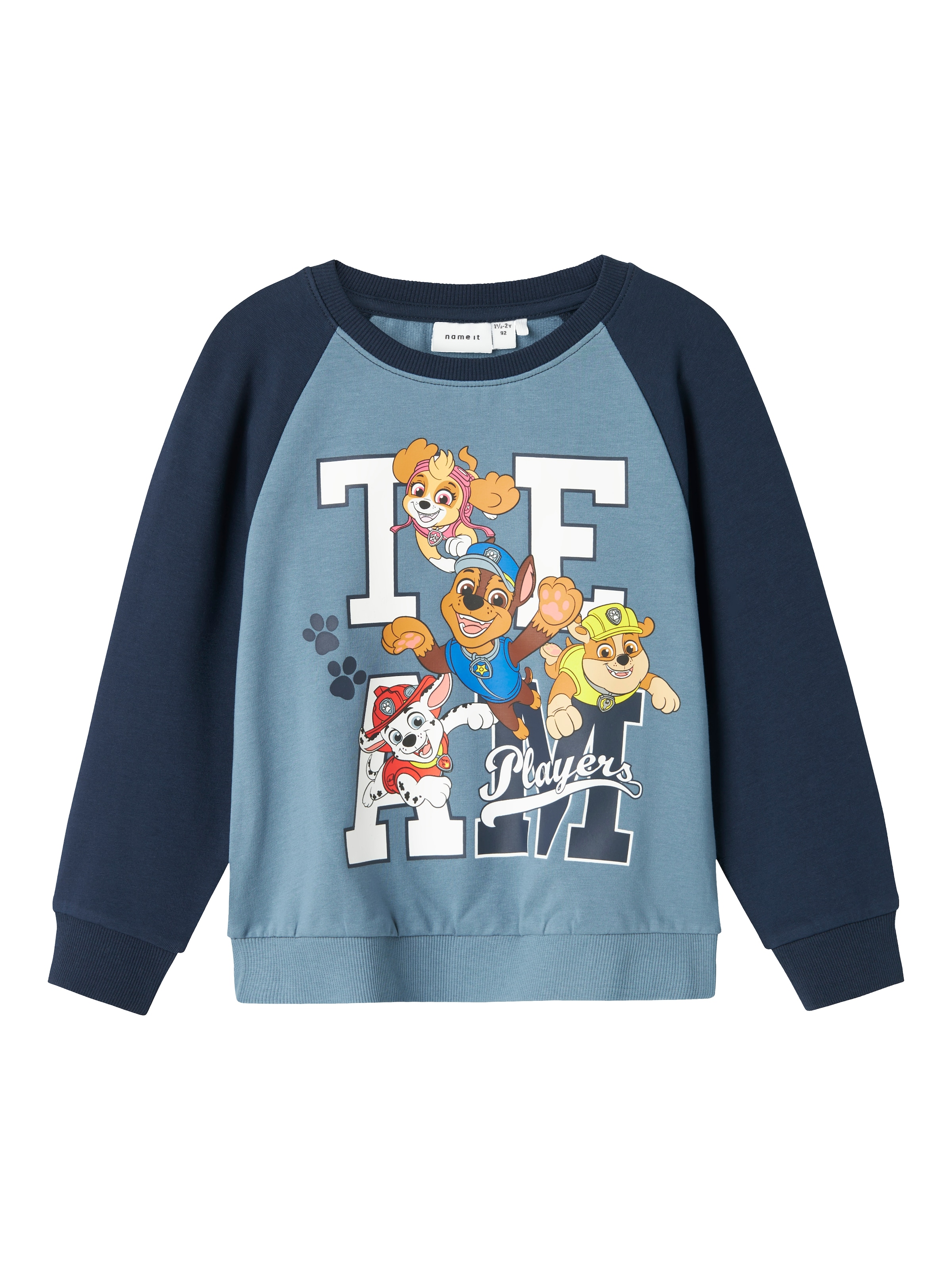 NAME IT Μπλούζα φούτερ 'NMMFrank' σε μπλε: μπροστά