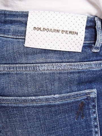 Goldgarn Slimfit Jeans i blå