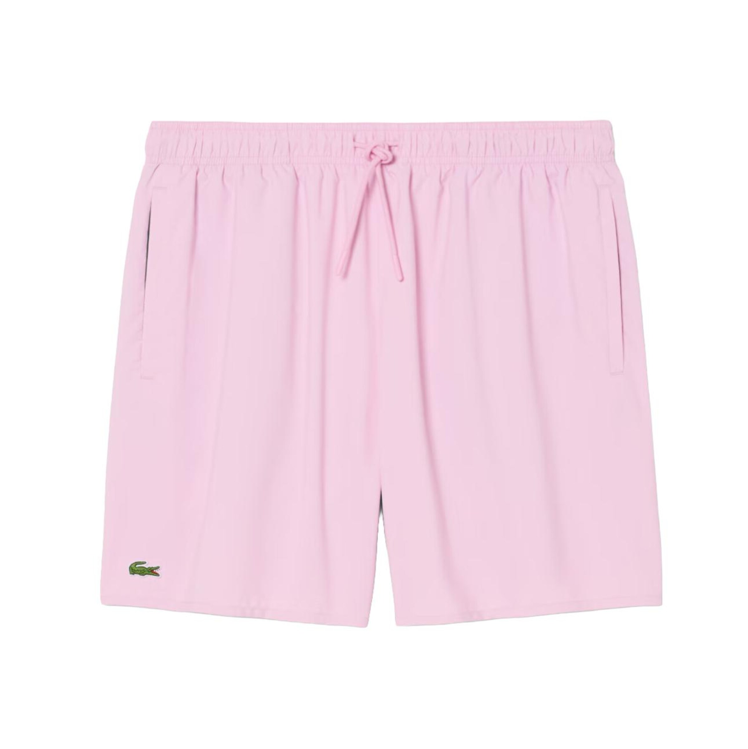 LACOSTE Regular Workout Pants in Pink: front