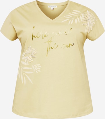 T-shirt Tom Tailor Women + en vert : devant