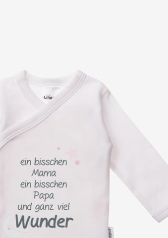 LILIPUT Wickelbody 'Mummy + Daddy' in Weiß