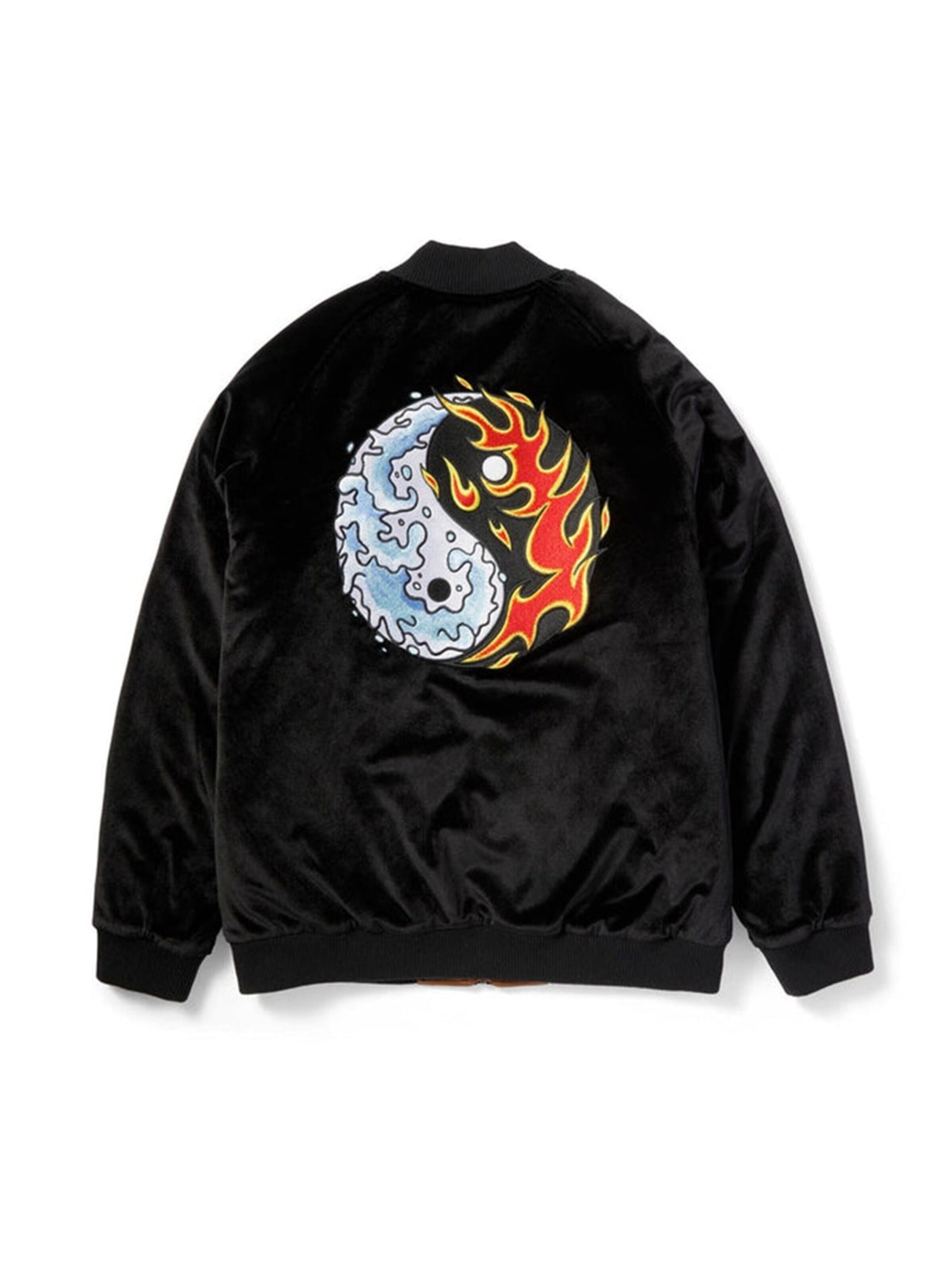 HUF Between-Season Jacket 'DESTRUCTIVE SKAJYAN JACKET BLACK' in Black