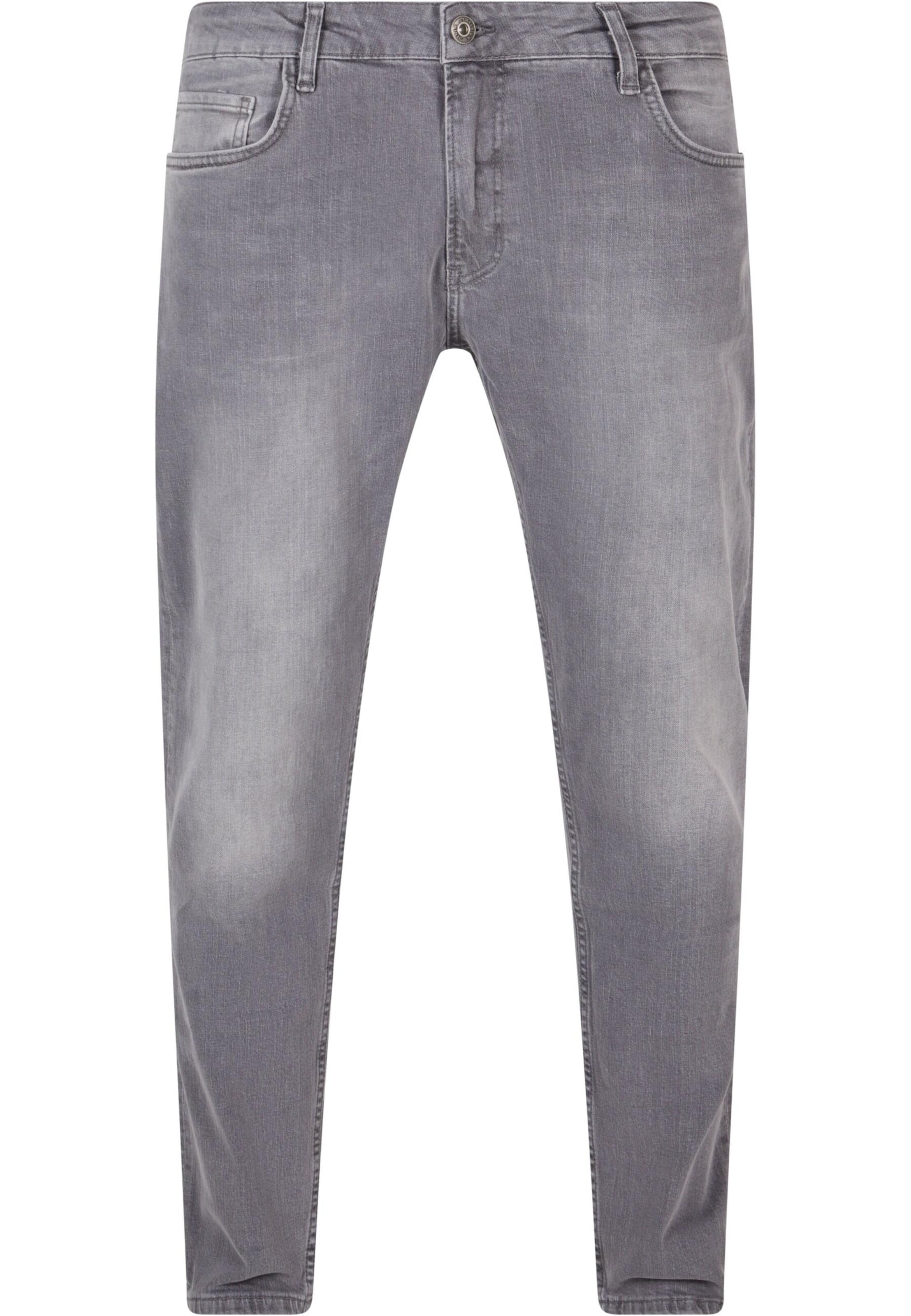 2Y Premium Skinny Jeans in Grau: Vorderseite