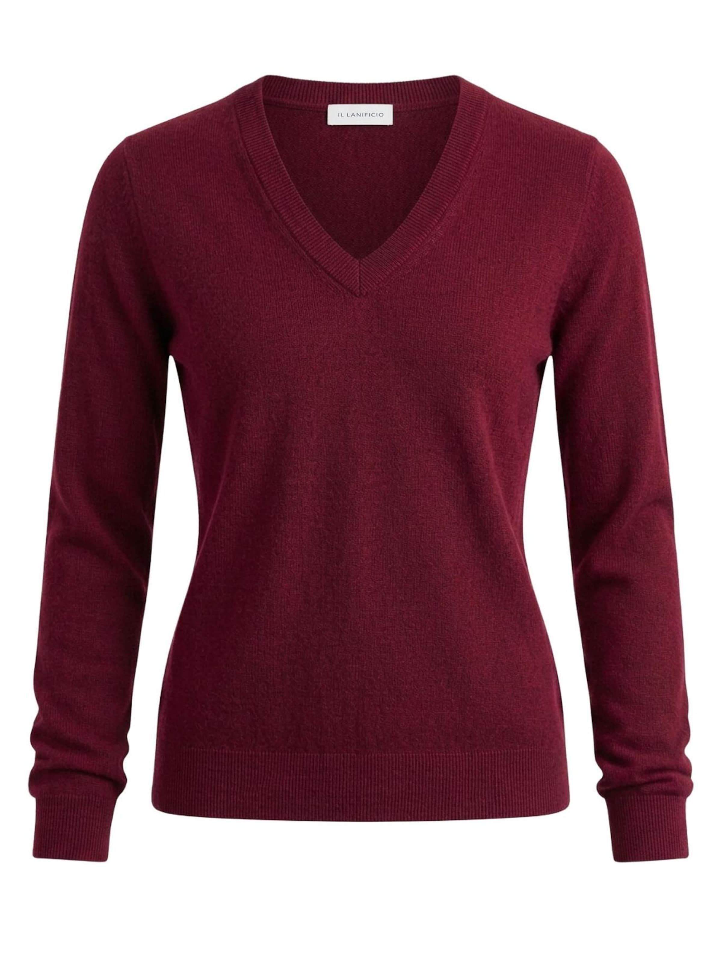 Il Lanificio Sweater in Red: front