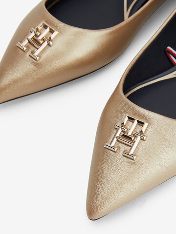 Ballerines TOMMY HILFIGER en or